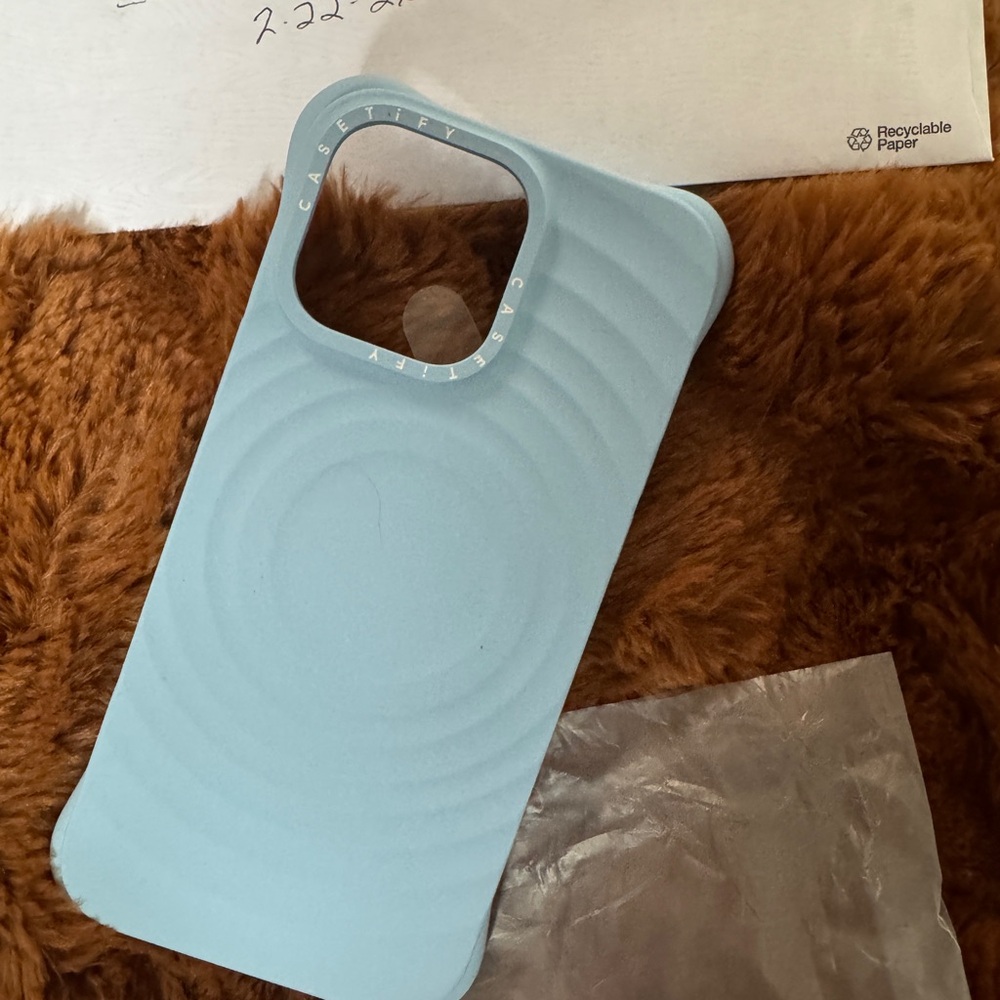 Casetify Light Blue Ripple Phone Case